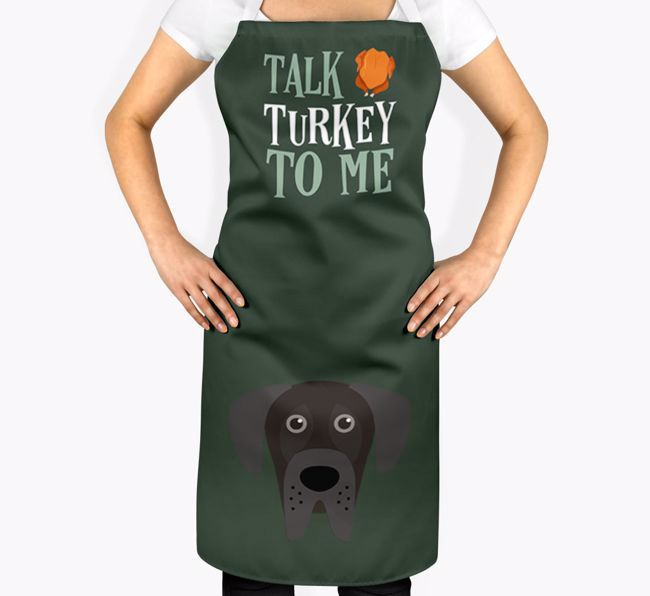 Talk Turkey To Me: Personalized {breedFullName} Apron