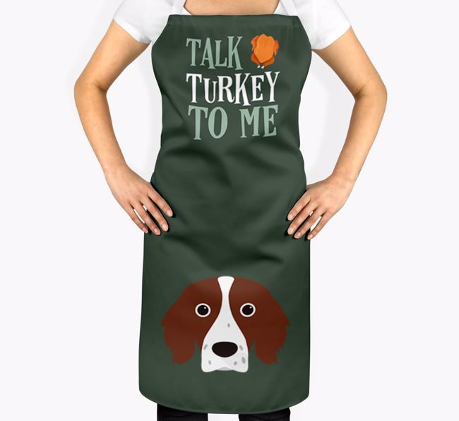 Talk Turkey To Me: Personalised {breedFullName} Apron