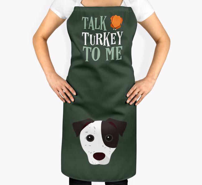 Talk Turkey To Me: Personalized {breedFullName} Apron