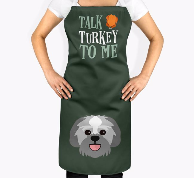 Talk Turkey To Me: Personalized {breedFullName} Apron