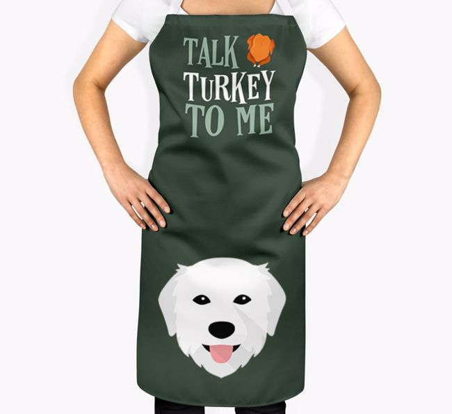 Talk Turkey To Me: Personalized {breedFullName} Apron