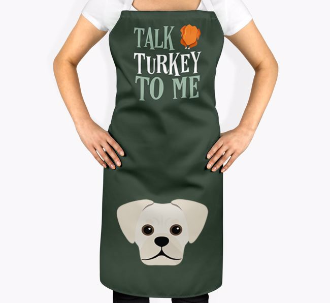 Talk Turkey To Me: Personalised {breedFullName} Apron