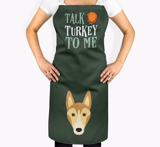 Talk Turkey To Me: Personalized {breedFullName} Apron