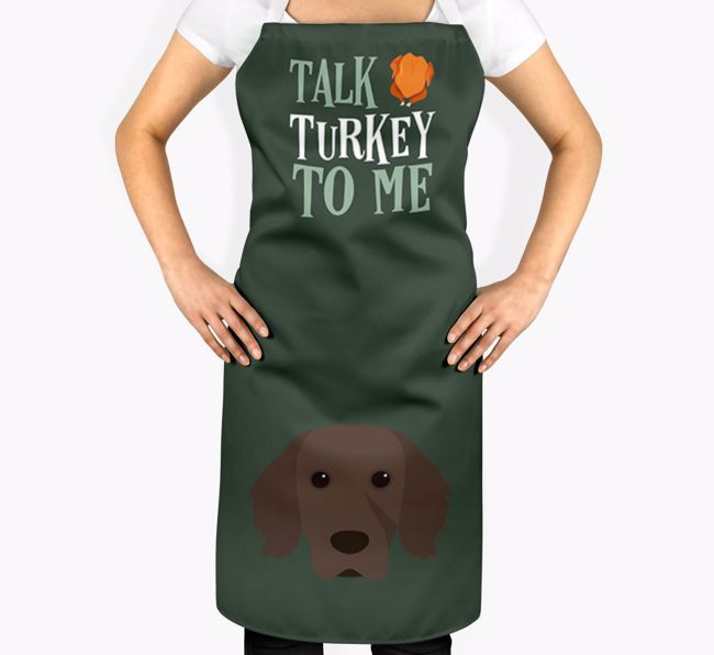 Talk Turkey To Me: Personalized {breedFullName} Apron