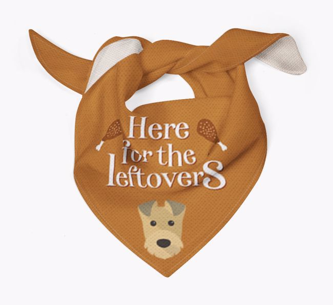 Here For The Leftovers: Personalised {breedFullName} Bandana