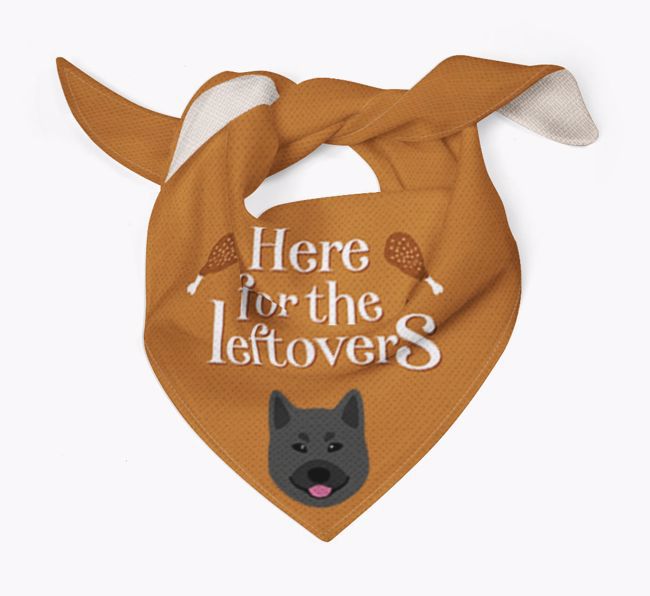 Here For The Leftovers: Personalised {breedFullName} Bandana