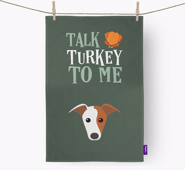 Talk Turkey To Me: Personalised {breedFullName} Tea Towel