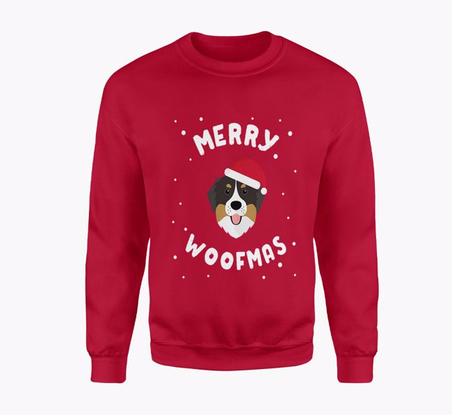 Merry Woofmas: Personalised {breedFullName} Adult Sweater