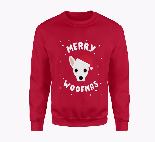 Merry Woofmas: Personalised {breedFullName} Adult Sweater