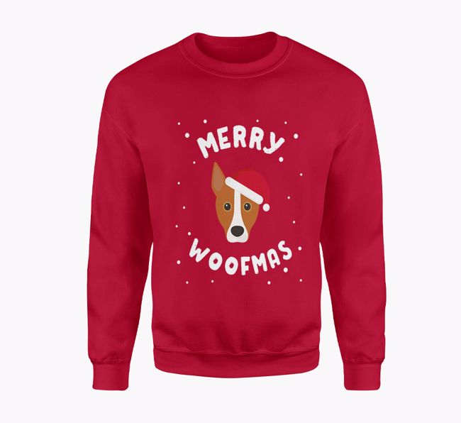 Merry Woofmas: Personalised {breedFullName} Adult Sweater