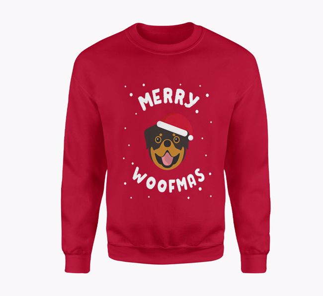 Merry Woofmas: Personalised {breedFullName} Adult Sweater