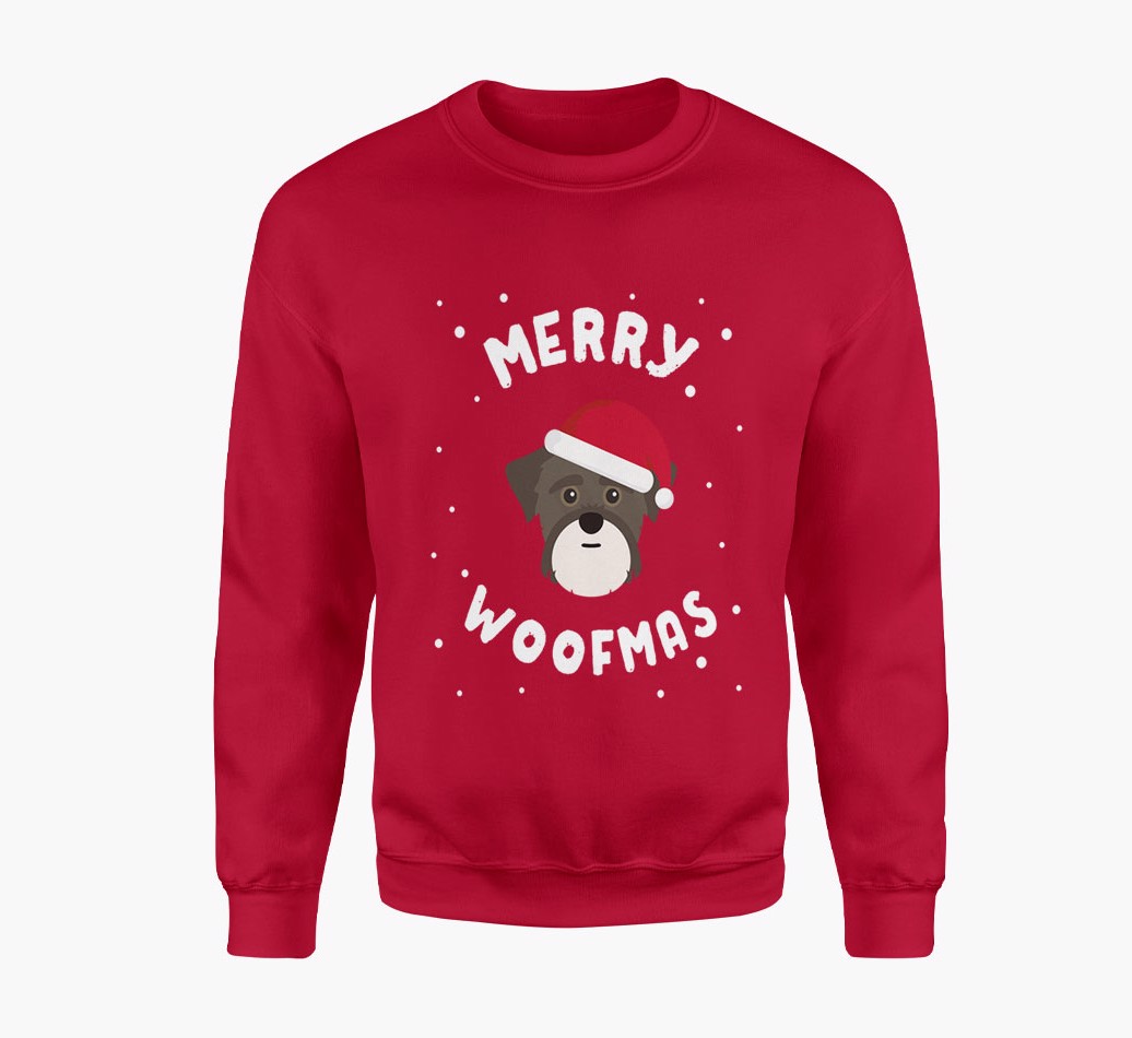 Merry Woofmas: Personalized {breedFullName} Adult Jumper