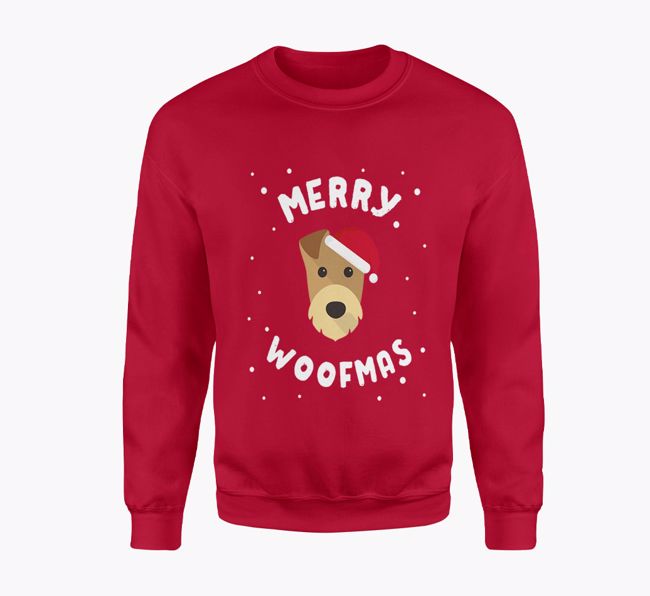 Merry Woofmas: Personalised {breedFullName} Adult Sweater