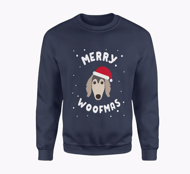 Merry Woofmas: Personalised {breedFullName} Adult Sweater