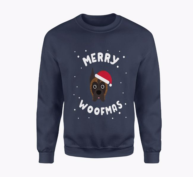 Merry Woofmas: Personalised {breedFullName} Adult Sweater