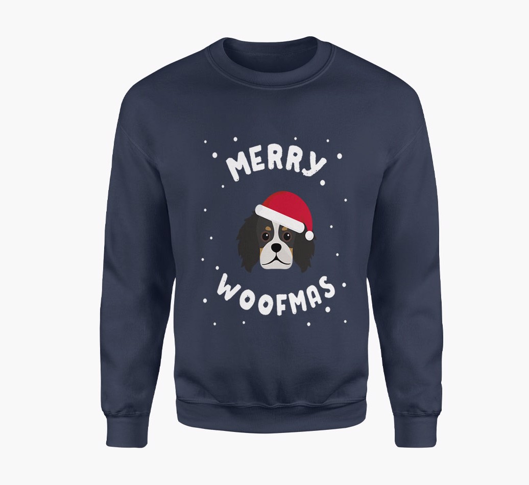 Merry Woofmas: Personalised Adult Jumper