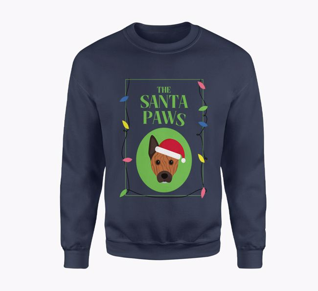 Santa Paws: Personalised {breedFullName} Adult Sweater