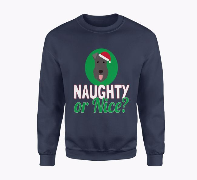 Naughty or Nice: Personalised {breedFullName} Adult Sweater