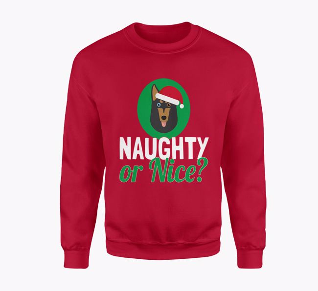 Naughty or Nice: Personalised {breedFullName} Adult Sweater