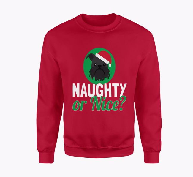 Naughty or Nice: Personalised {breedFullName} Adult Sweater