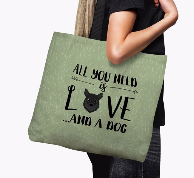 All You Need Is Love...: Personalised {breedFullName} Canvas Bag