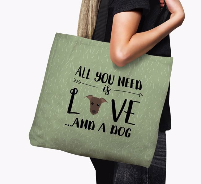 All You Need Is Love...: Personalised {breedFullName} Canvas Bag