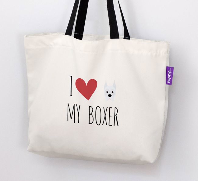 'I love my {breedCommonName}' Canvas Bag