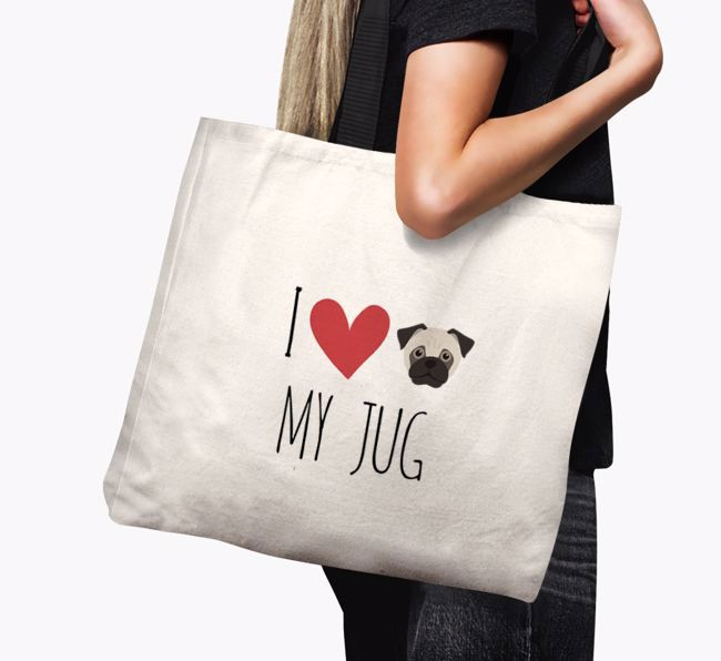 'I love my {breedCommonName}' Canvas Bag