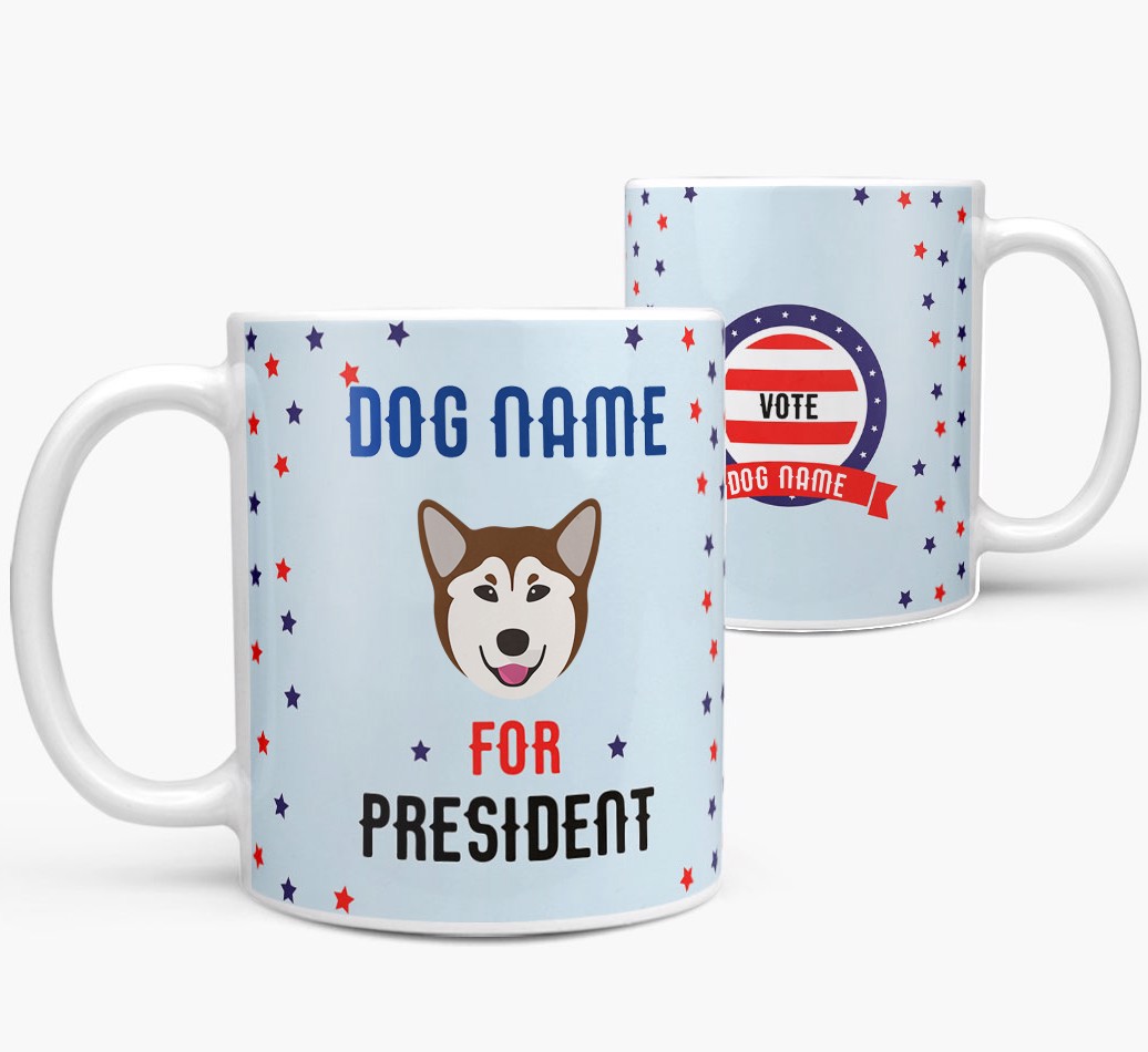 Personalized 'Better President' Mug both views