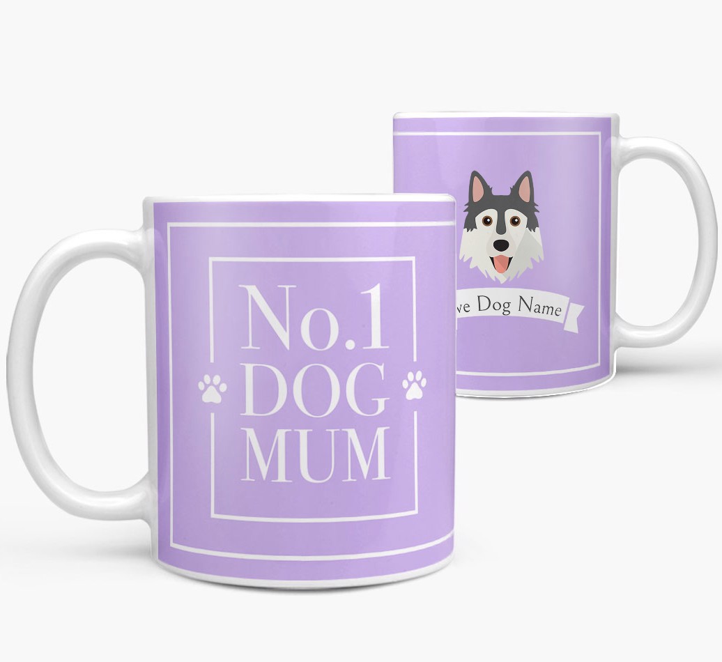 'No.1 Mum' - Personalised {breedFullName} Mug