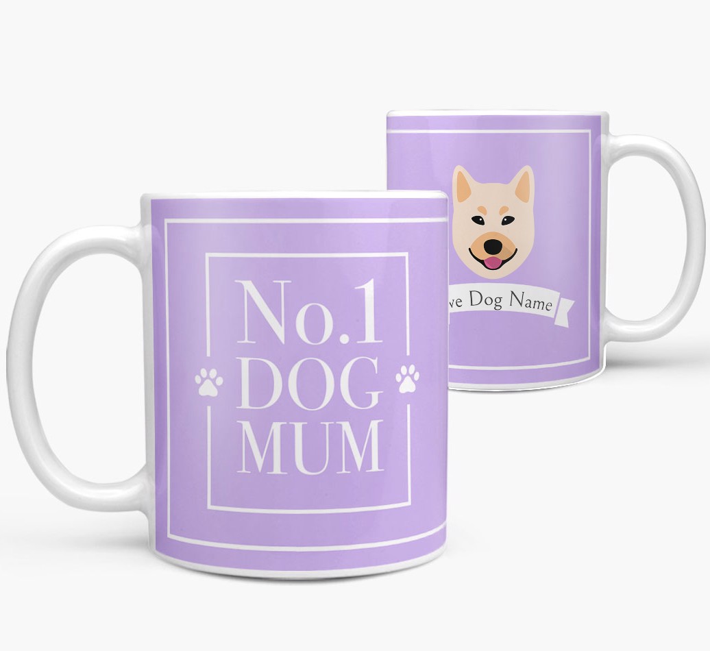 'No.1 Mum' - Personalised {breedFullName} Mug