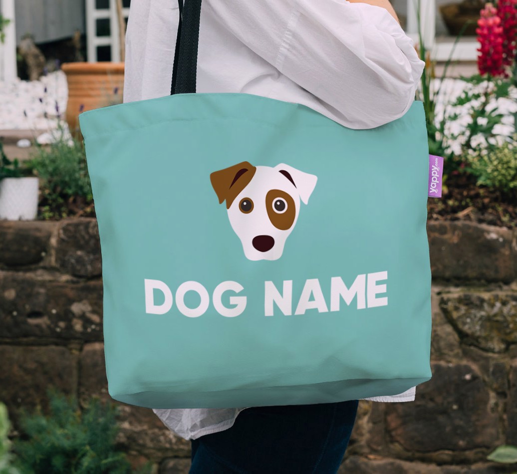 Customized Pet Avatar Tote Bag Personalized Name And Background Color -  Personalized Gifts & Engraved Gifts for Any Occasions from Justyling
