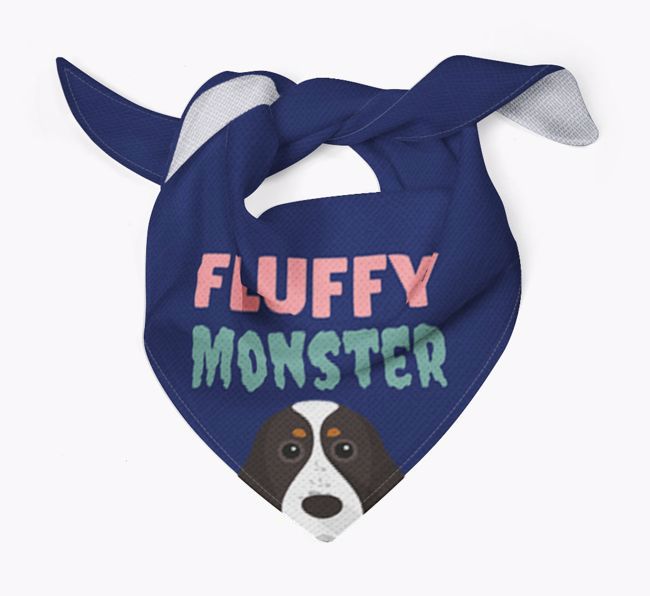 'Fluffy Monster' Dog Bandana for your {breedFullName}