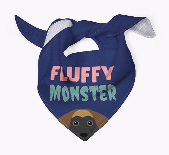 'Fluffy Monster' Dog Bandana for your {breedFullName}