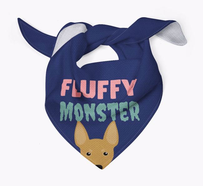 'Fluffy Monster' Dog Bandana for your {breedFullName}