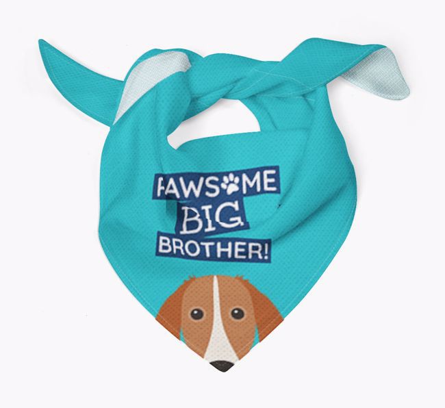 Pawsome Big Brother Bandana for your {breedFullName}