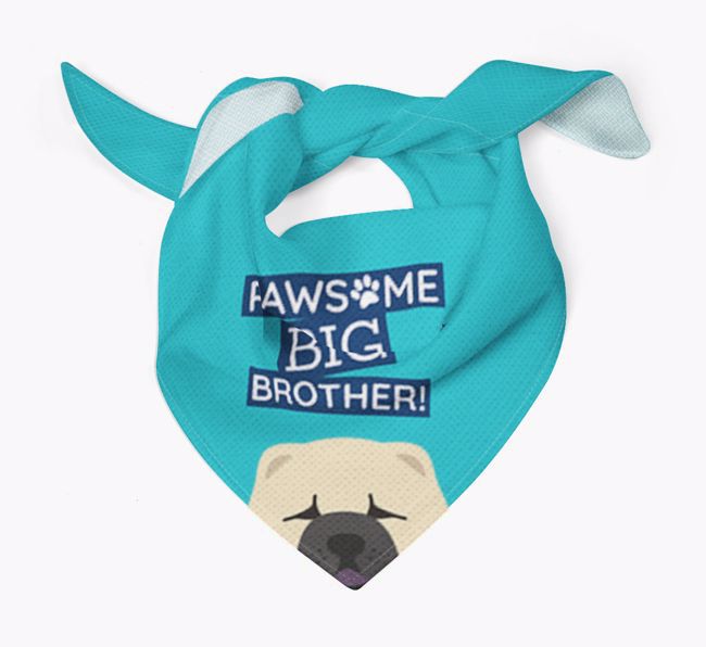 Pawsome Big Brother Bandana for your {breedFullName}