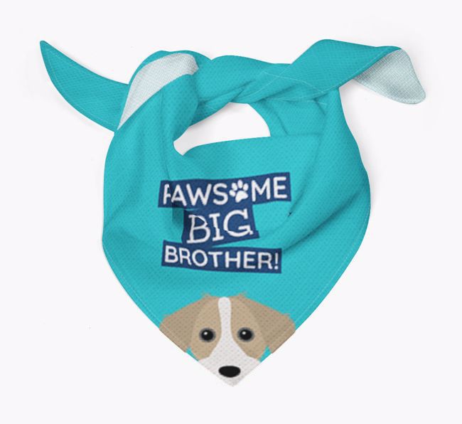 Pawsome Big Brother Bandana for your {breedFullName}