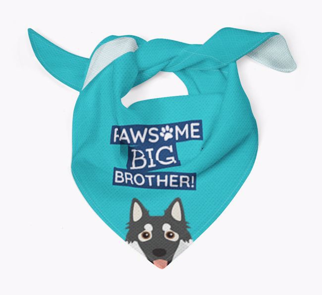 Pawsome Big Brother Bandana for your {breedFullName}