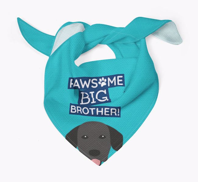 Pawsome Big Brother Bandana for your {breedFullName}