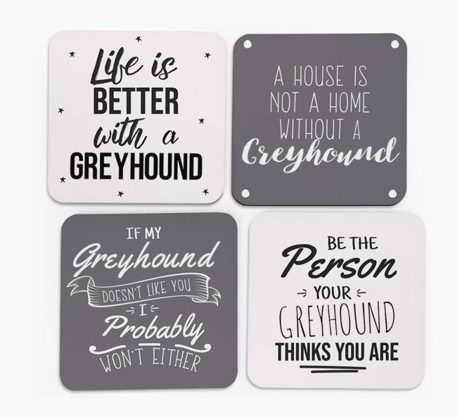 {breedFullName} Quote Coasters - Set of 4