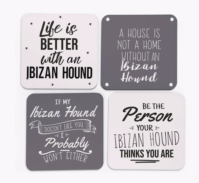 {breedFullName} Quote Coasters - Set of 4