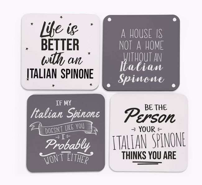 {breedFullName} Quote Coasters - Set of 4