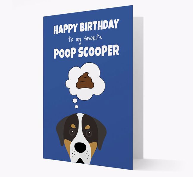 Card 'Poop Scooper' with {breedCommonName} Icon