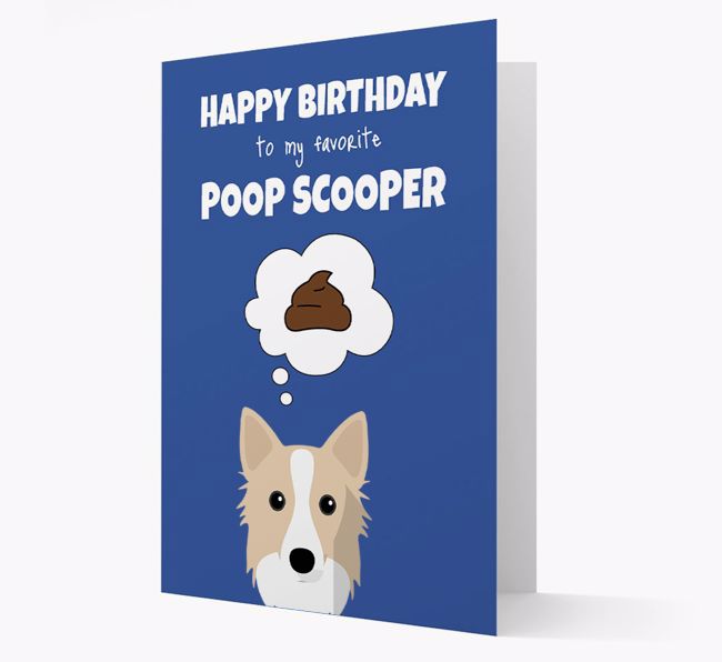 Card 'Poop Scooper' with {breedCommonName} Icon