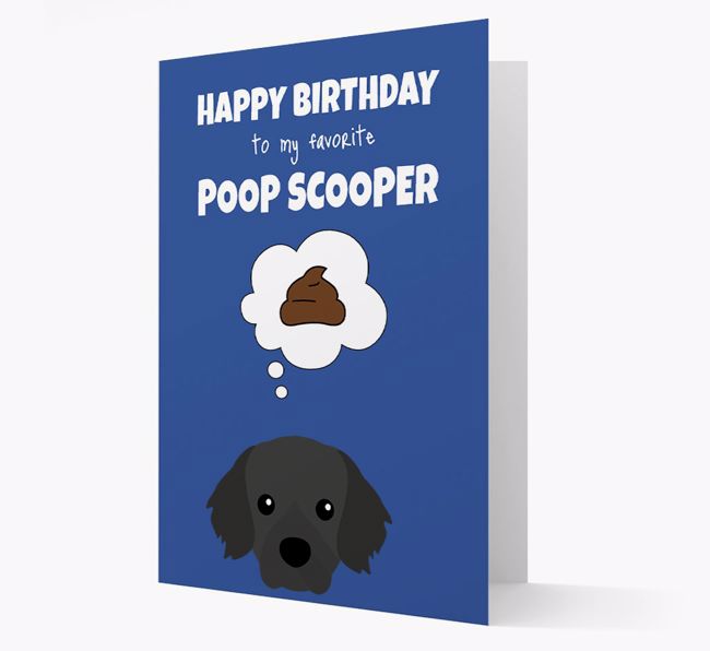 Card 'Poop Scooper' with {breedCommonName} Icon