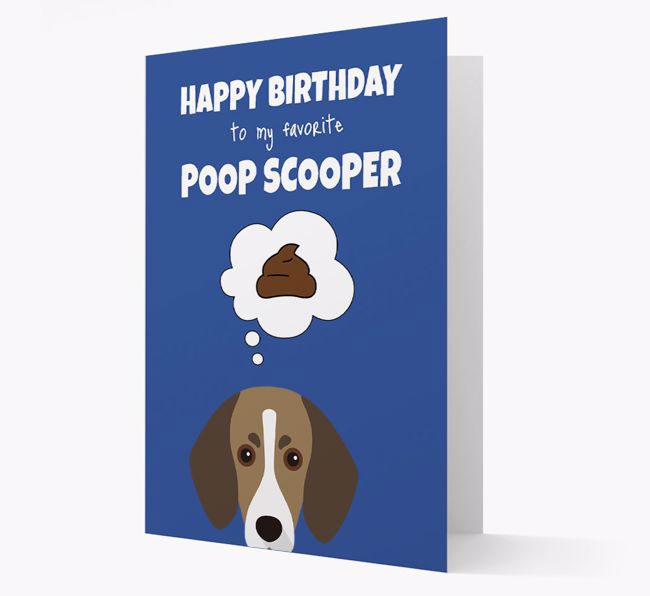 Card 'Poop Scooper' with {breedCommonName} Icon