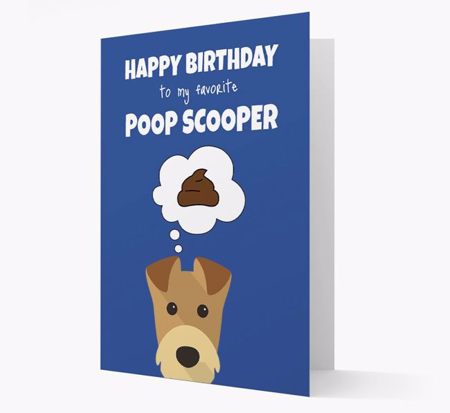 Card 'Poop Scooper' with {breedCommonName} Icon