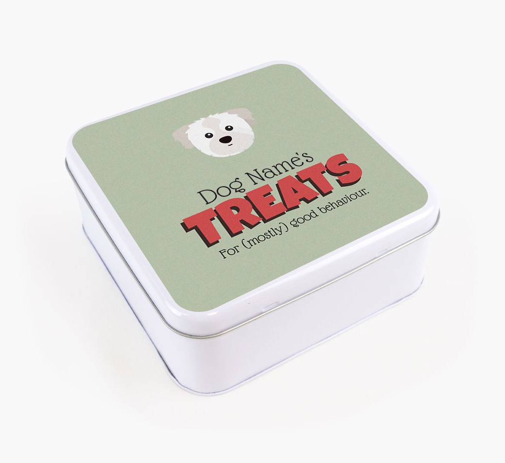 'Retro Design' - Personalised Treat Tin for your {breedFullName}