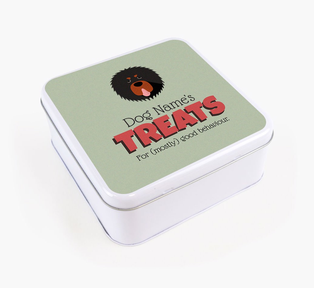 'Retro Design' - Personalised Treat Tin for your {breedFullName}